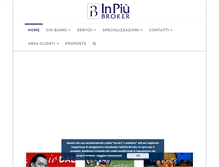 Tablet Screenshot of inpiubroker.it